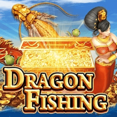 Dragon Fishing mythical creature cannon title on Video game