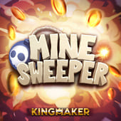 Minesweeper grid reveal game on Video game